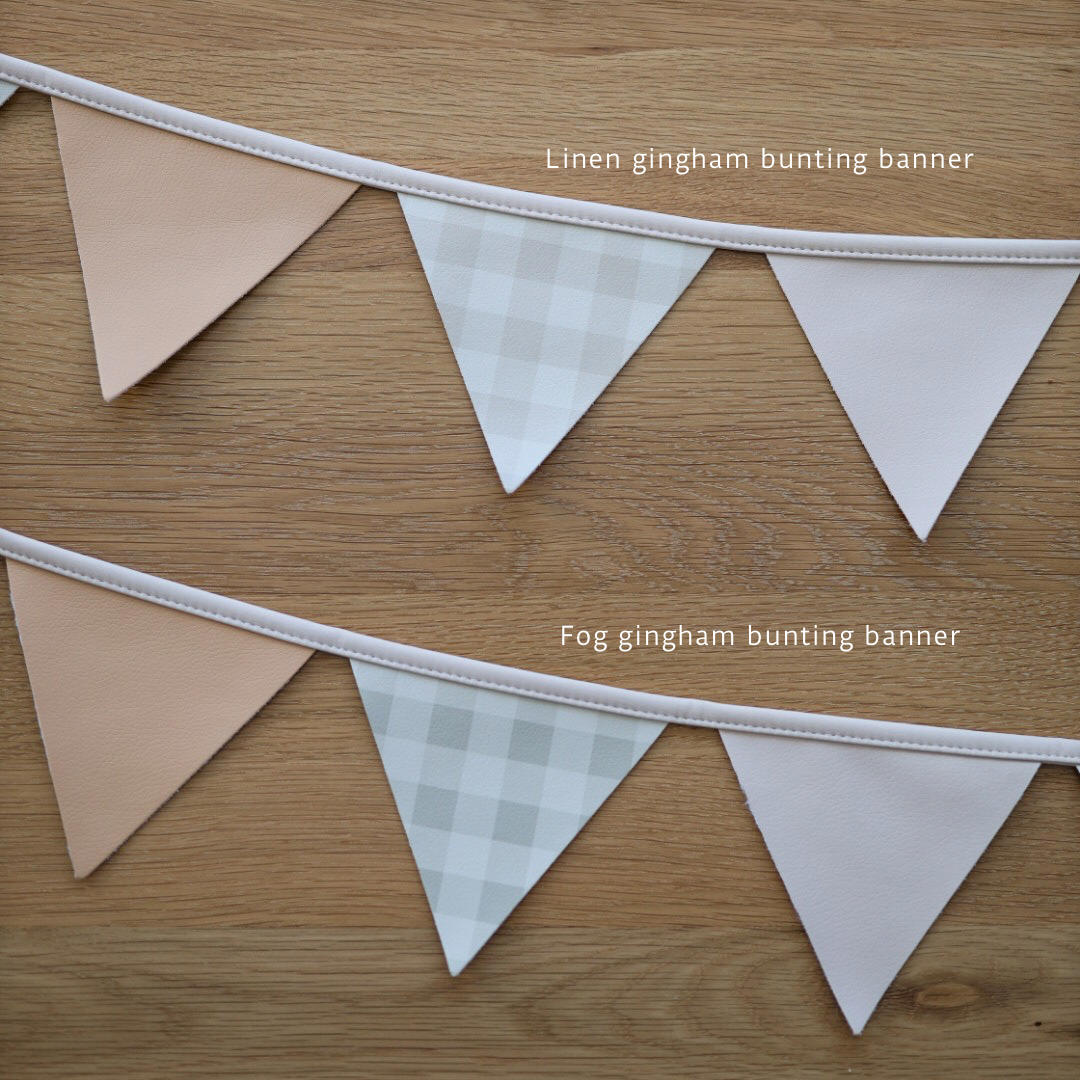 Bunting Banner 'Linen Gingham'