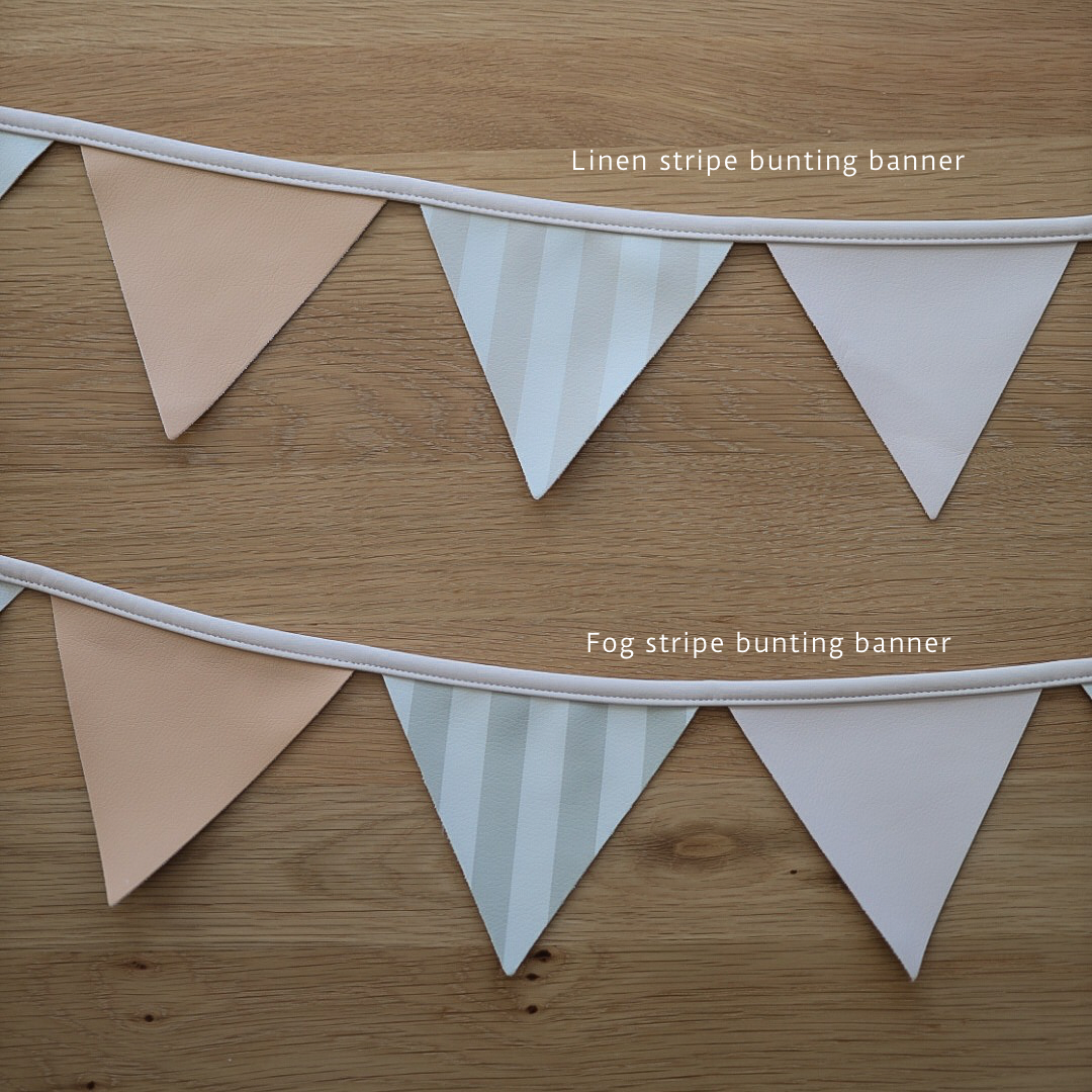 Bunting Banner 'Linen Stripe'