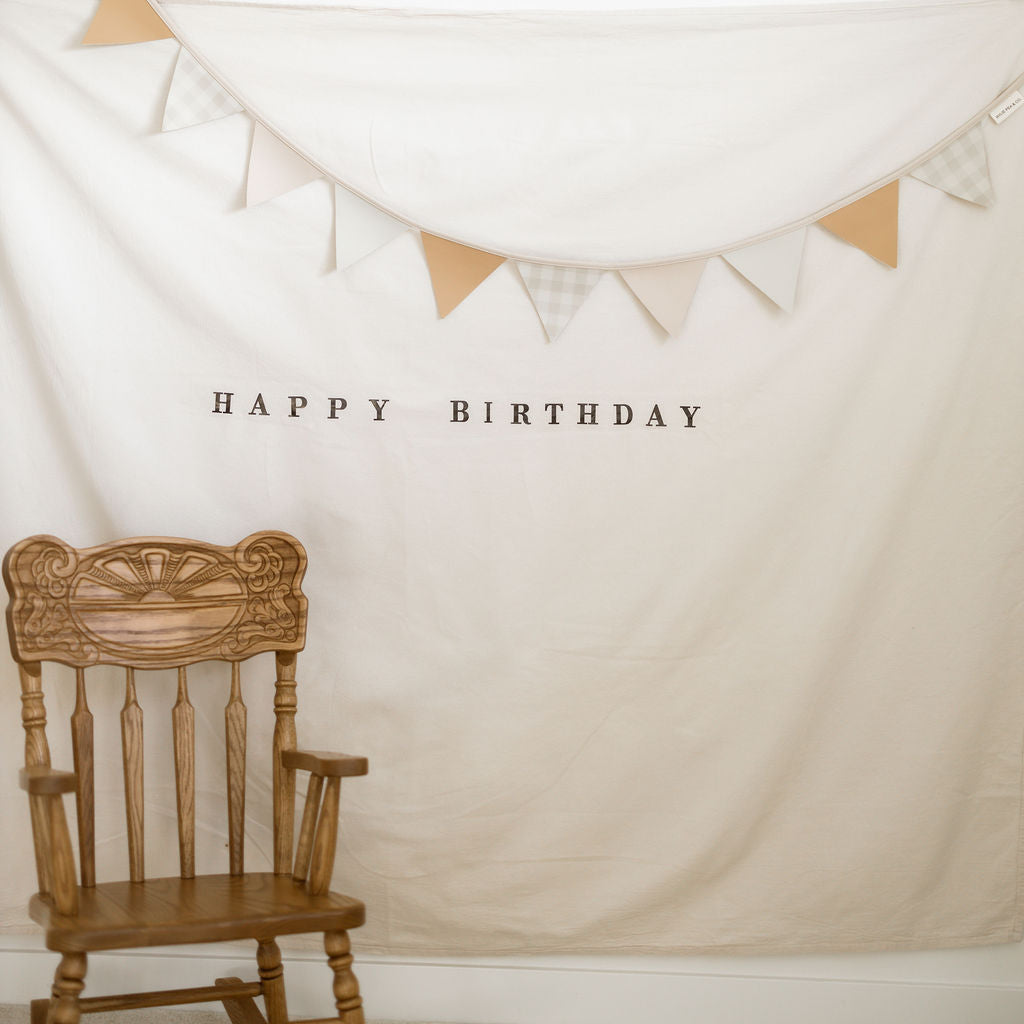 Bunting Banner 'Linen Gingham'