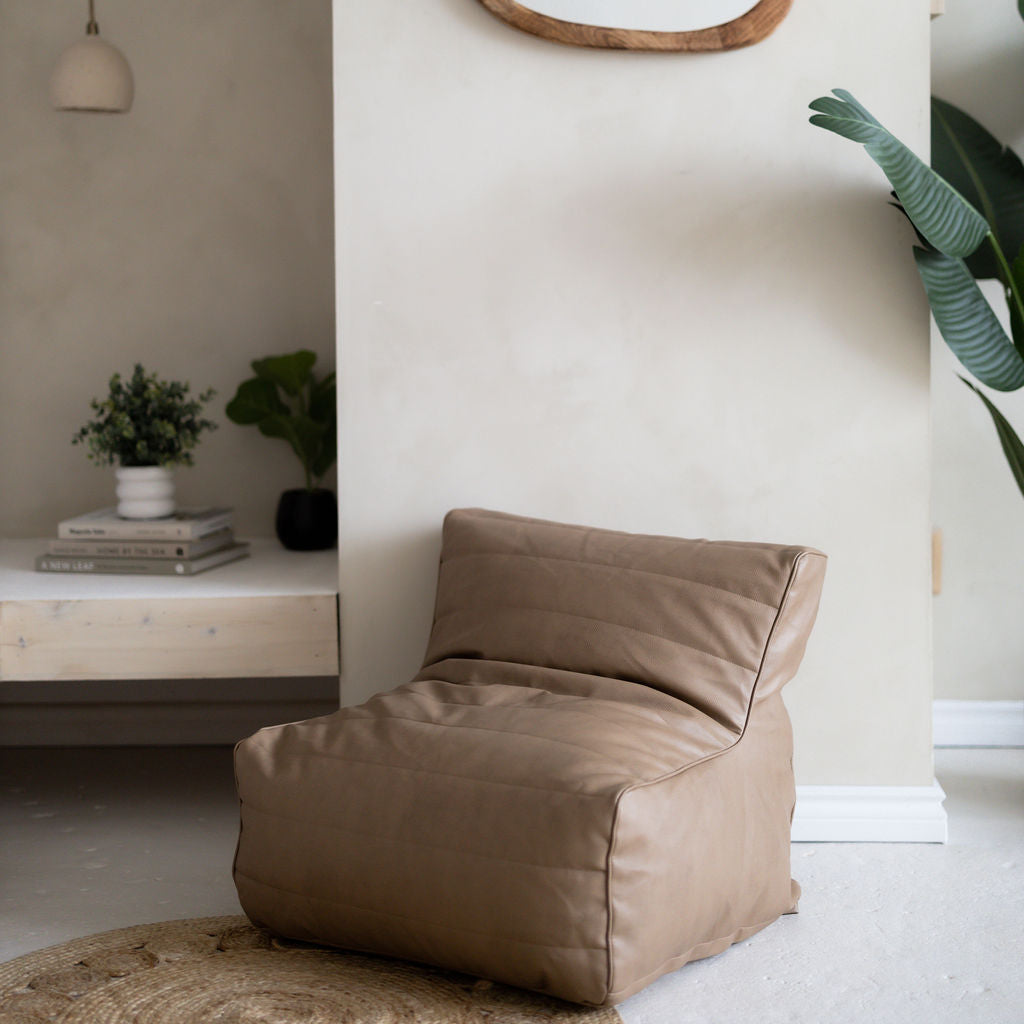 leather lounge chair for children and adults | Rylie Pea & Co.