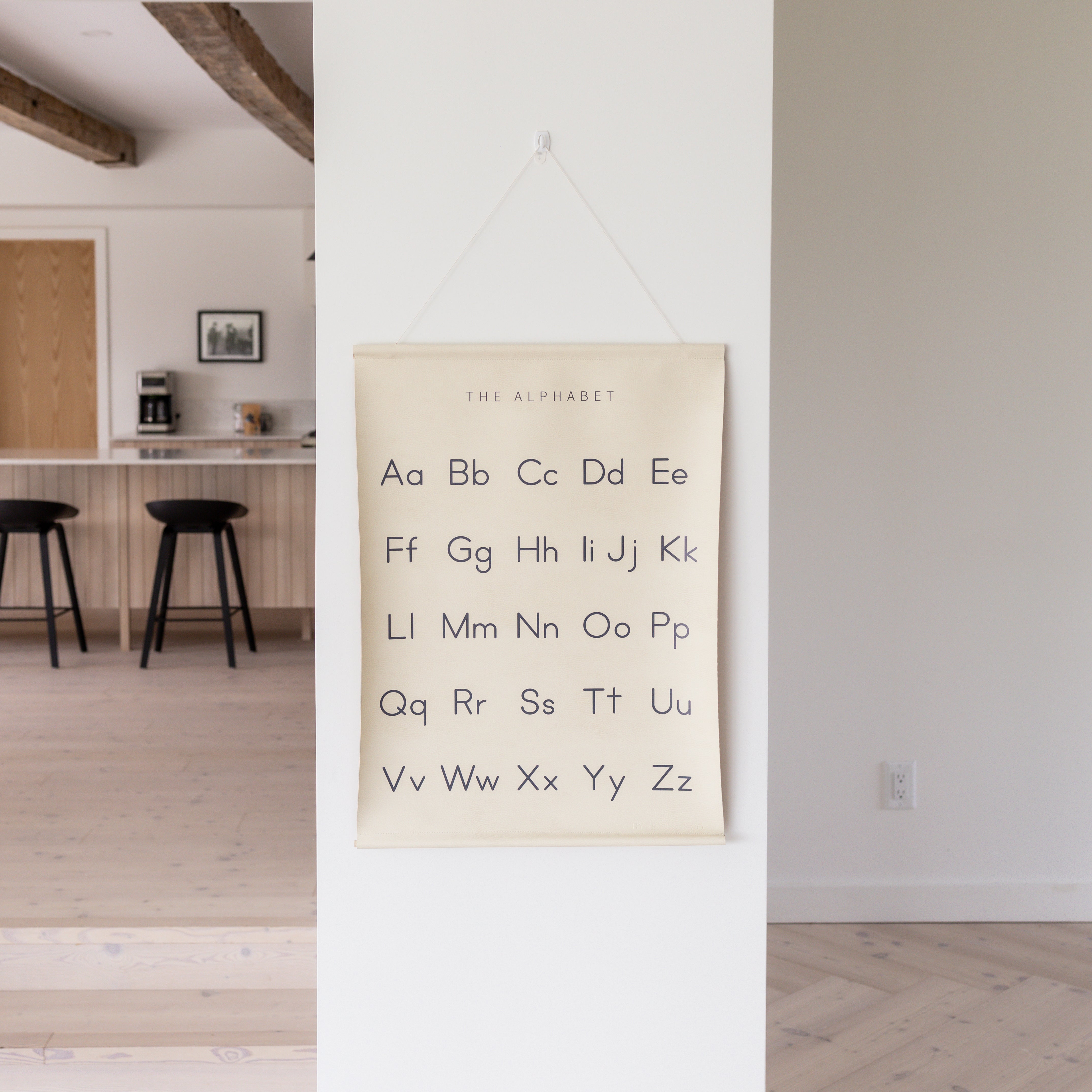 Leather Poster 'The Alphabet'