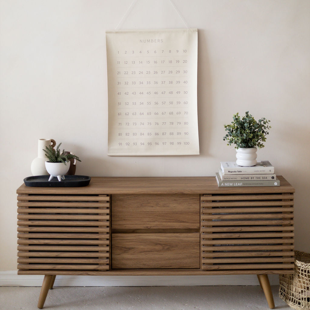 Leather Poster 'Numbers'