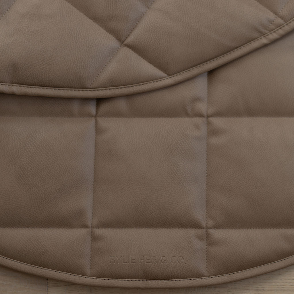 Quilted Leather Play Mat 'Fawn'