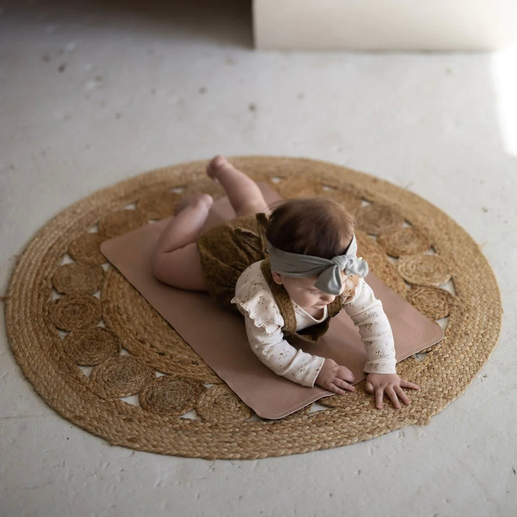 Leather change mat for babies and toddlers 'dusk'