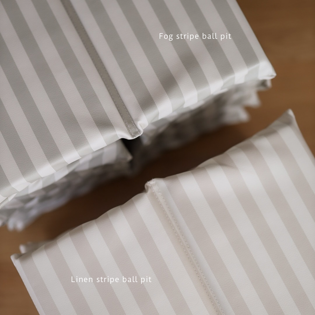 Leather Ball Pit 'Fog Stripe'