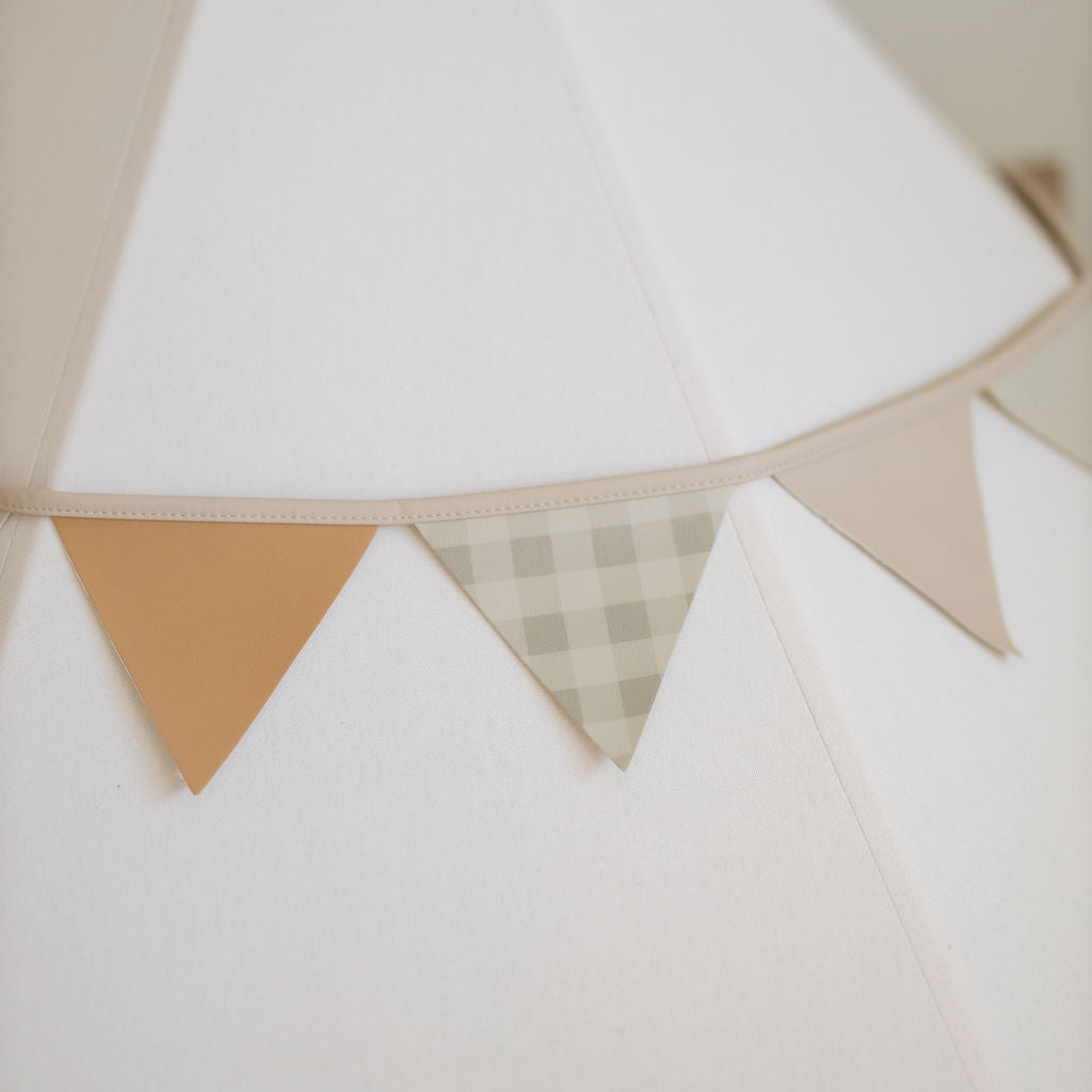 Bunting Banner 'Fog Gingham'