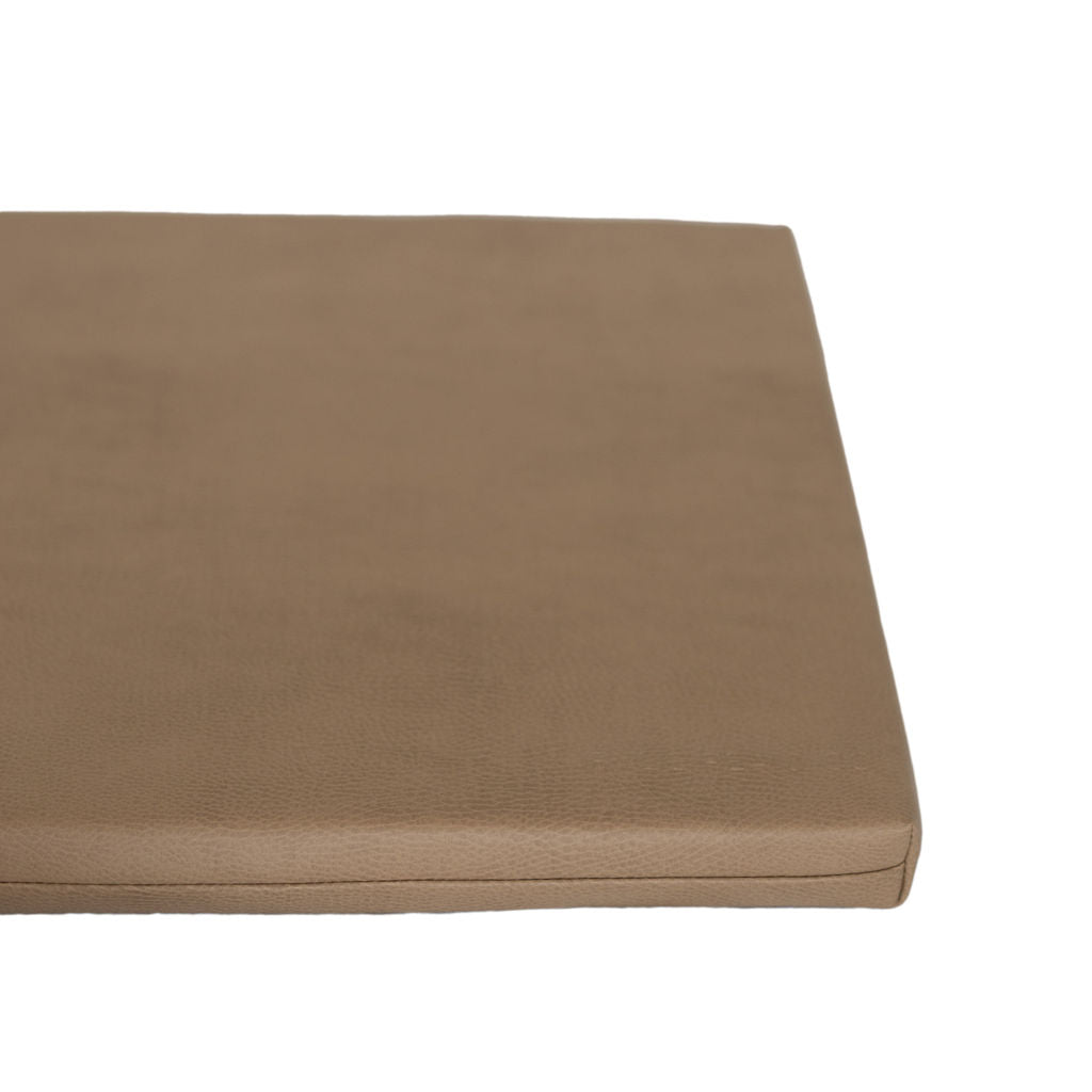 Padded Leather Change Mat 'Fawn'