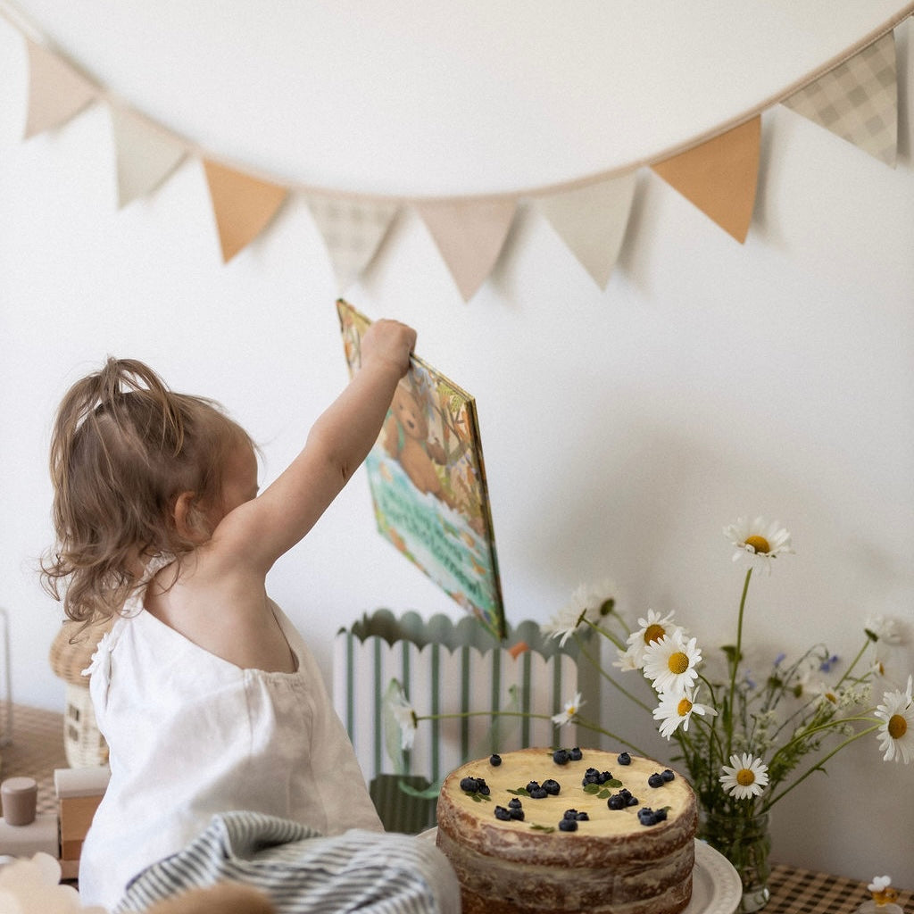 Bunting Banner 'Fog Gingham'