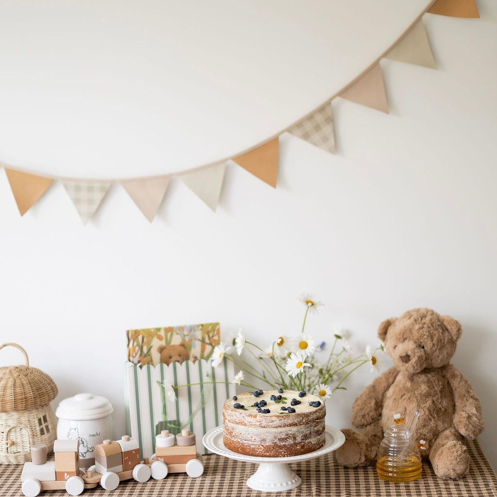 Bunting Banner 'Fog Gingham'