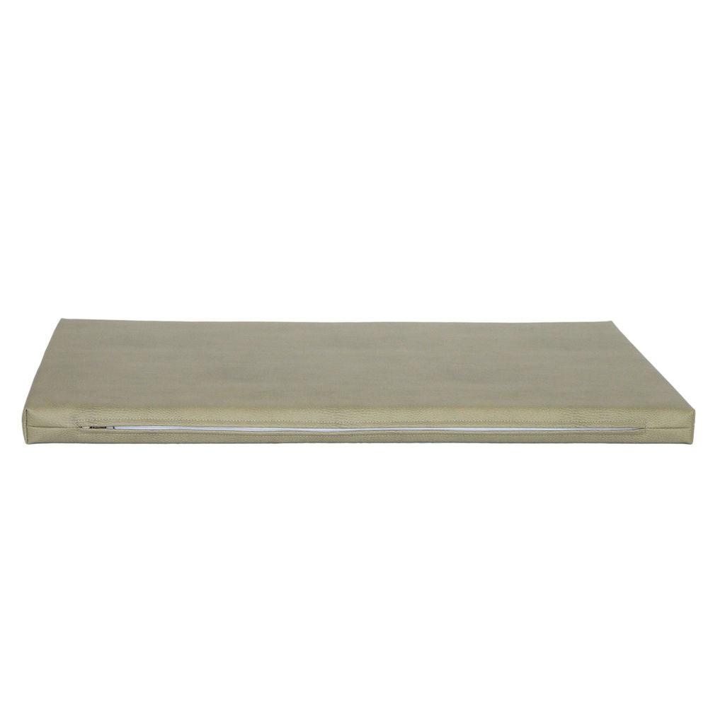 Padded Leather Change Mat 'Olive'