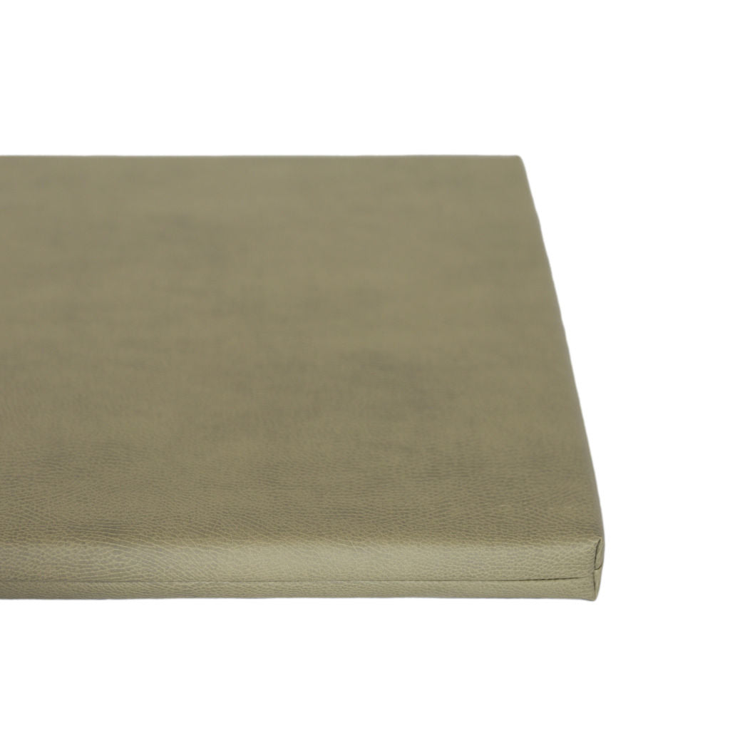 Padded Leather Change Mat 'Olive'