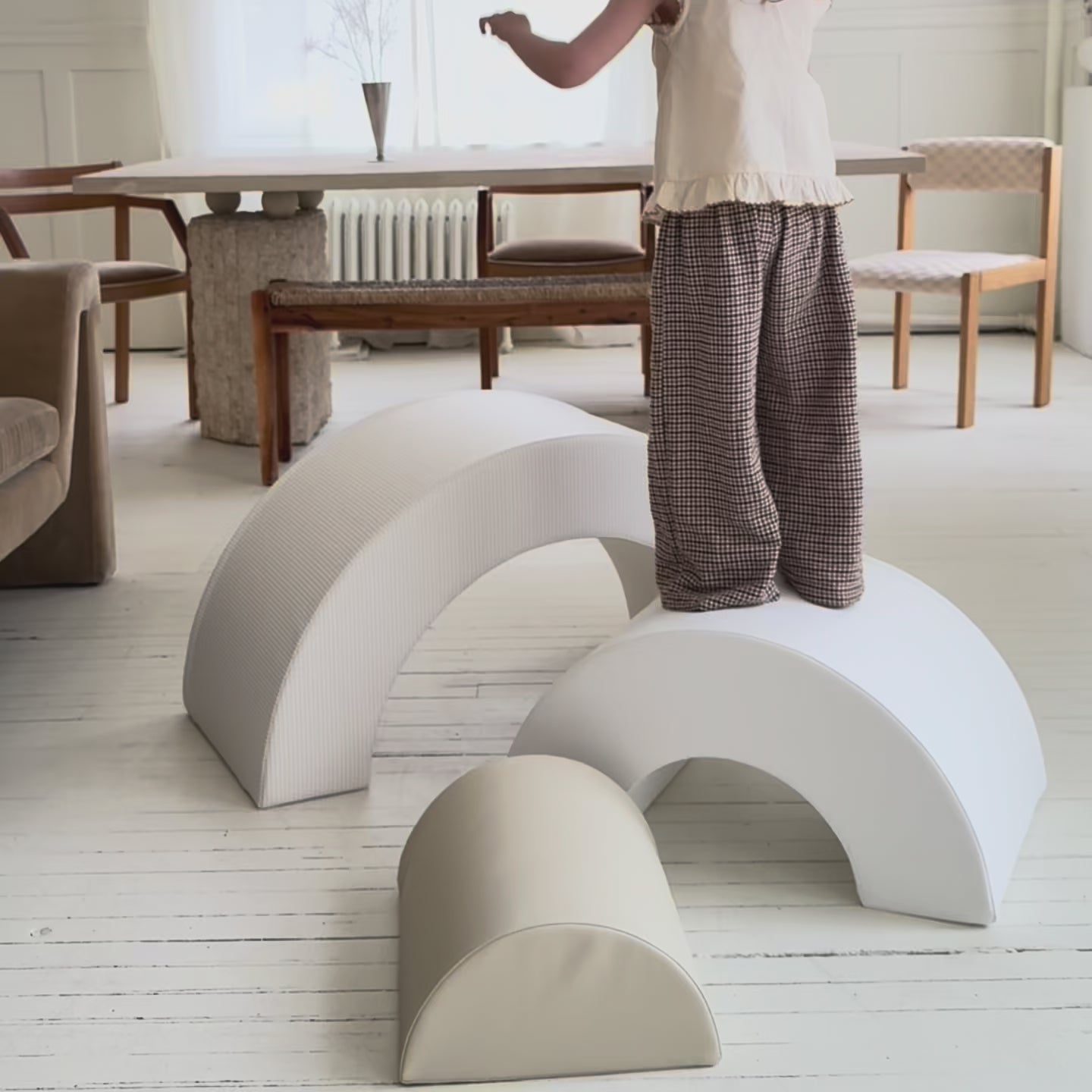 Foam play sets for kids develop gross motor skills, confidence and independence