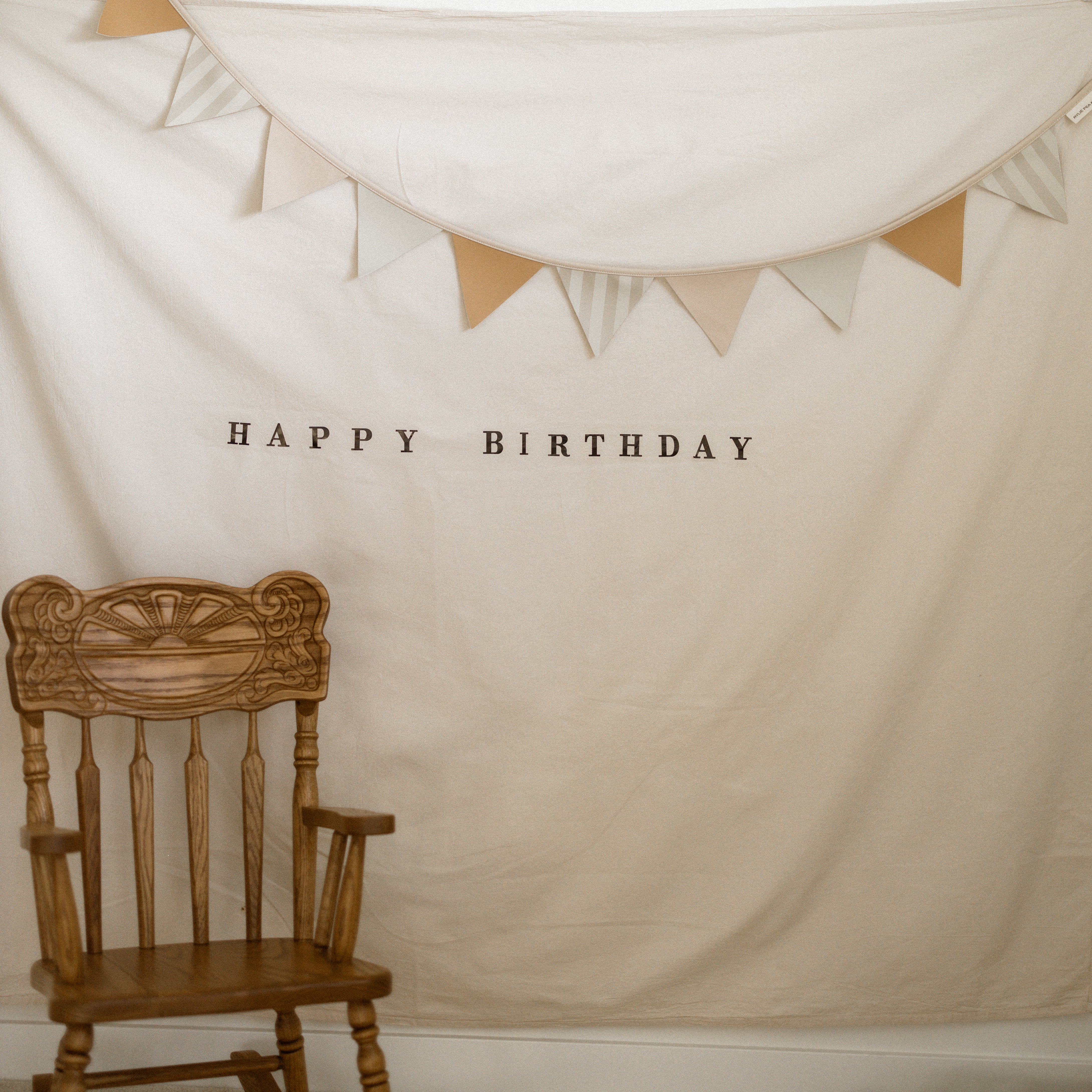 Bunting Banner 'Linen Stripe'