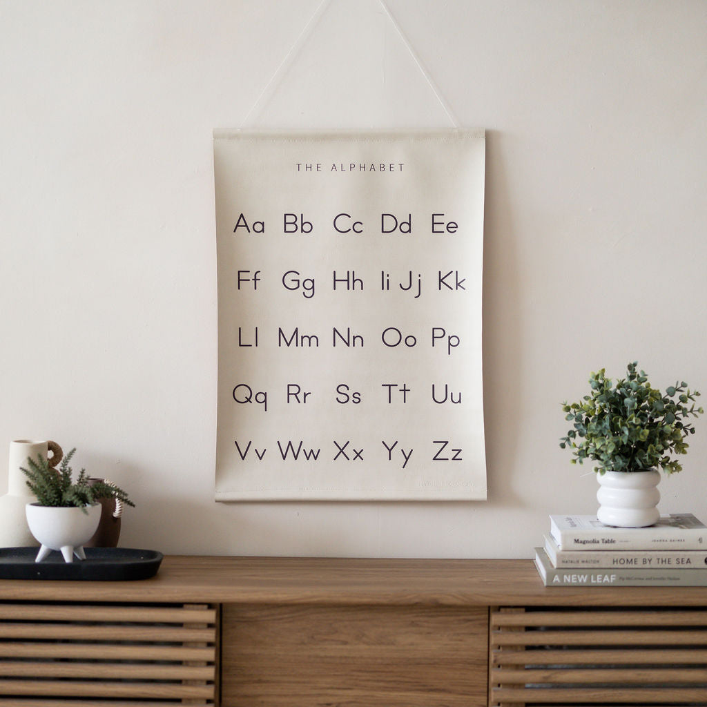 Leather Poster 'The Alphabet'