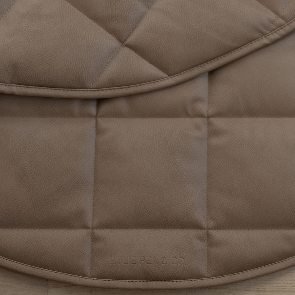 Preorder - Quilted Leather Play Mat 'Fawn'