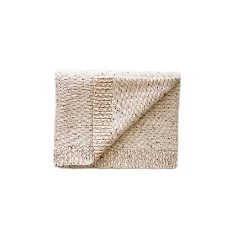 Knit Blanket 'Natural Fleck'